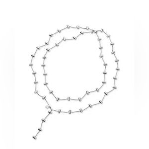Stainless steel Lustro swatch necklace